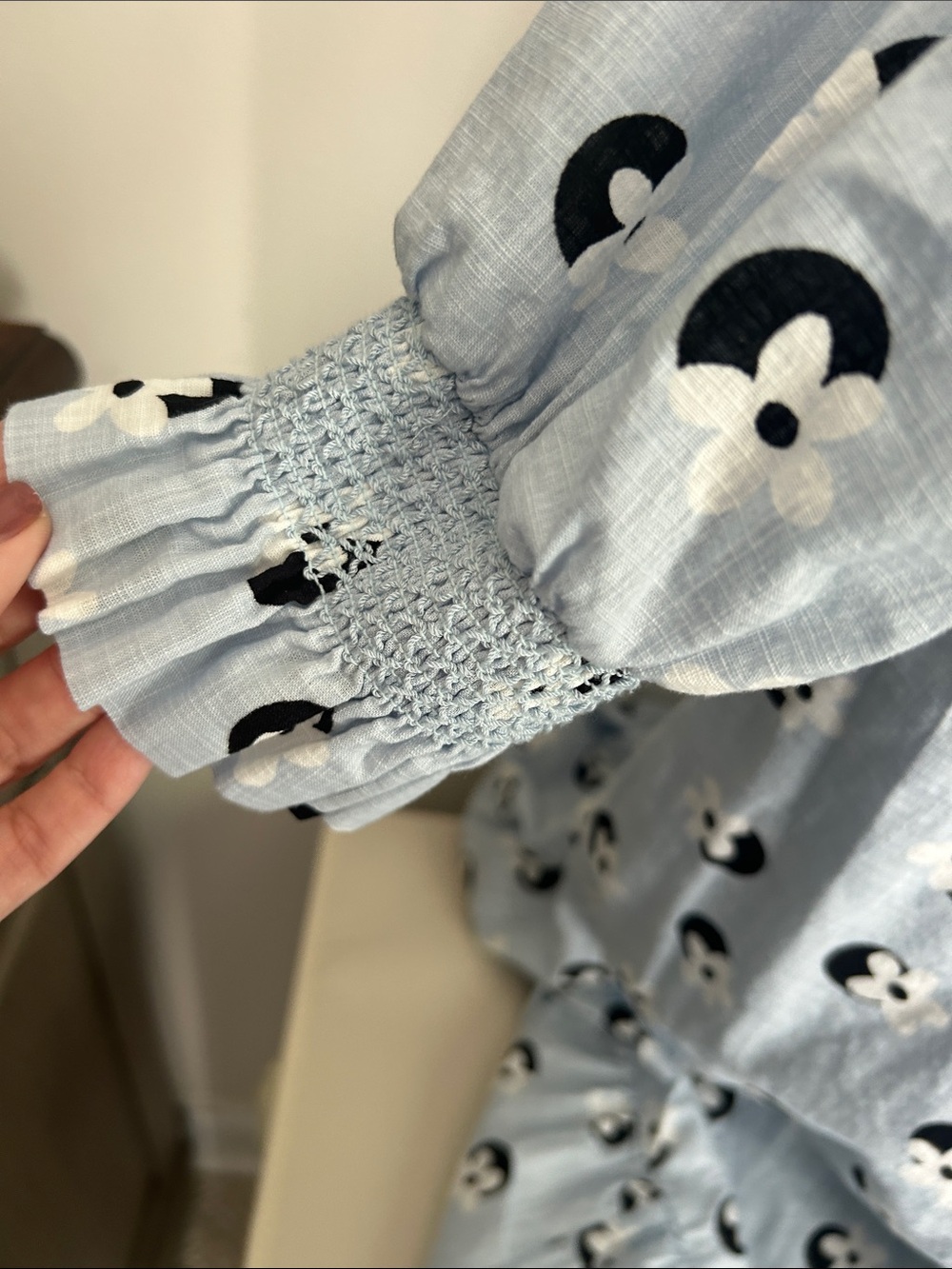 kate spade Light Blue Floral Midi Dress - Picture 7 of 7